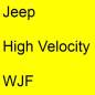 Preview: Jeep, High Velocity, WJF.